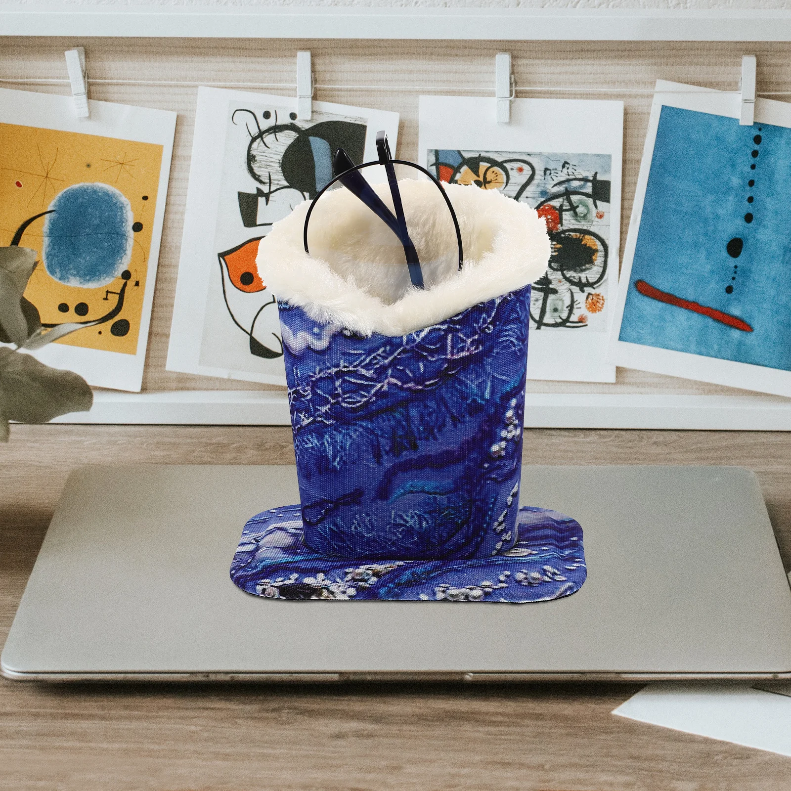 حامل نظارات مصنوع من مادة ممتازة، تصميم إبداعي، سهل الوصول لمنع الخدش، منظم نظارات للدراسة