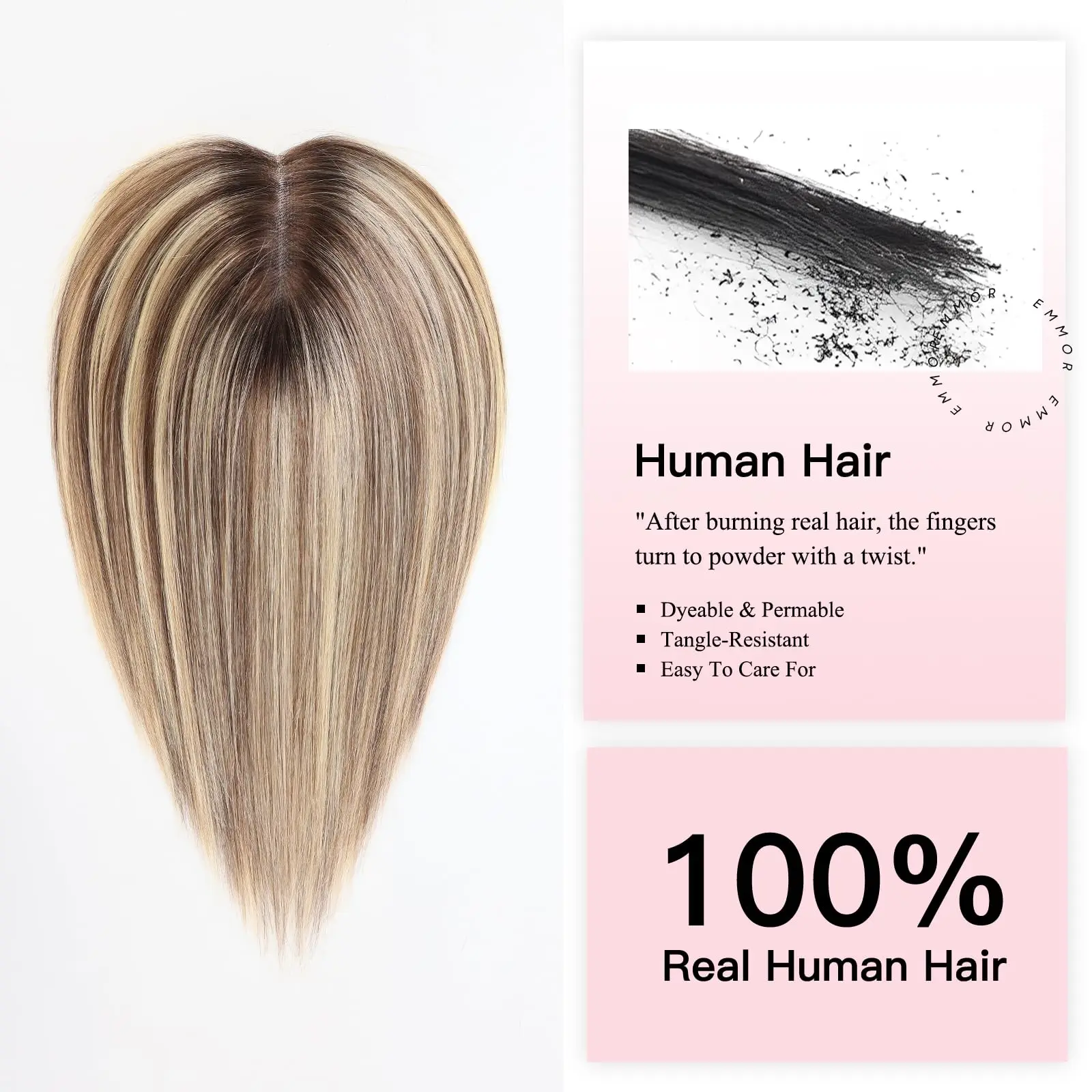 براون مختلط شقراء 100% ريمي الشعر البشري القبعات العالية الجزء الأوسط 5x6 بوصة قاعدة سويسرية شعر طبيعي توبر للنساء مع شعر رقيق