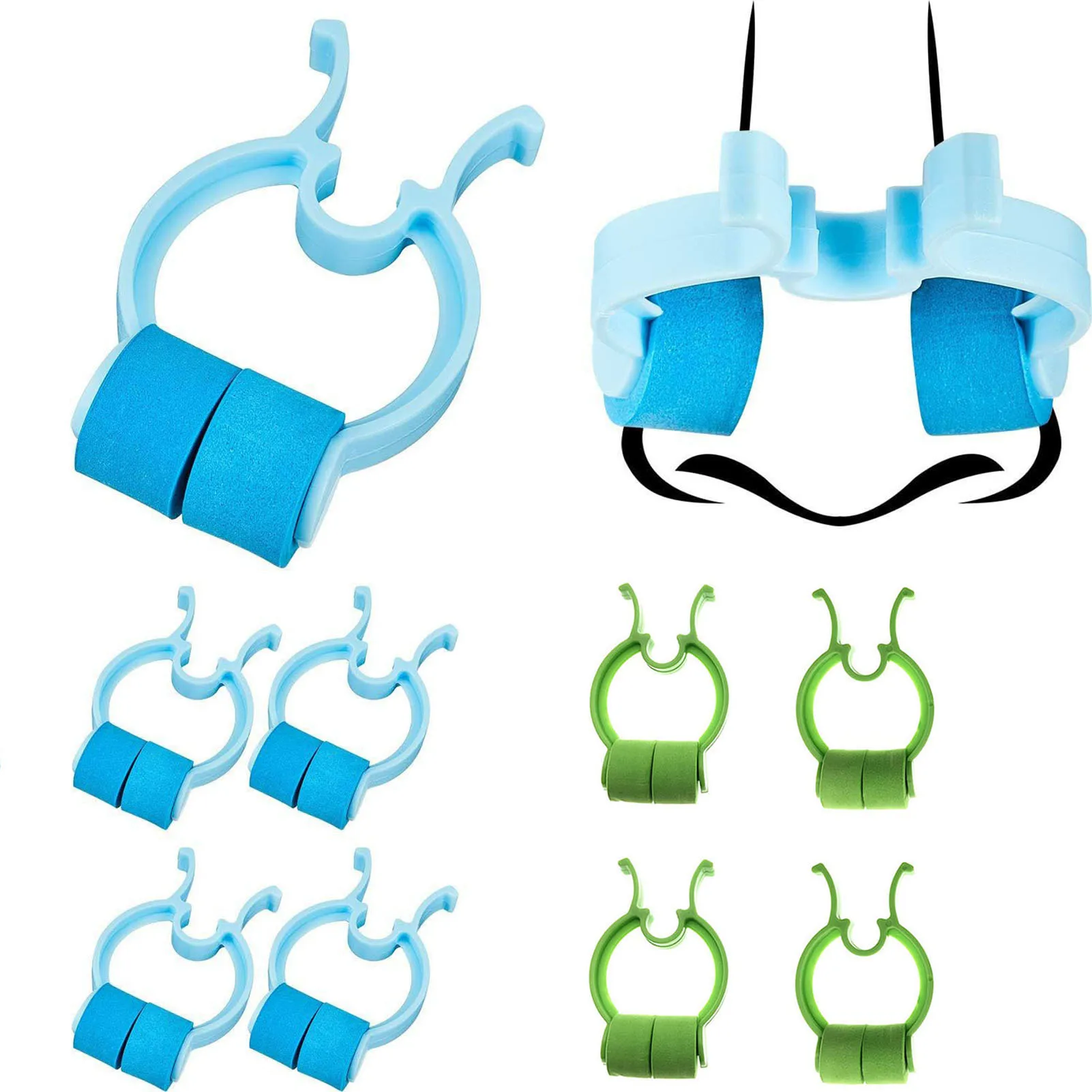 4pcs Reusable Plastic Foam Nose Clips set For Nosebleed Control Secure Comfortable Fit Easy Clean For Kids Parents Teachers
