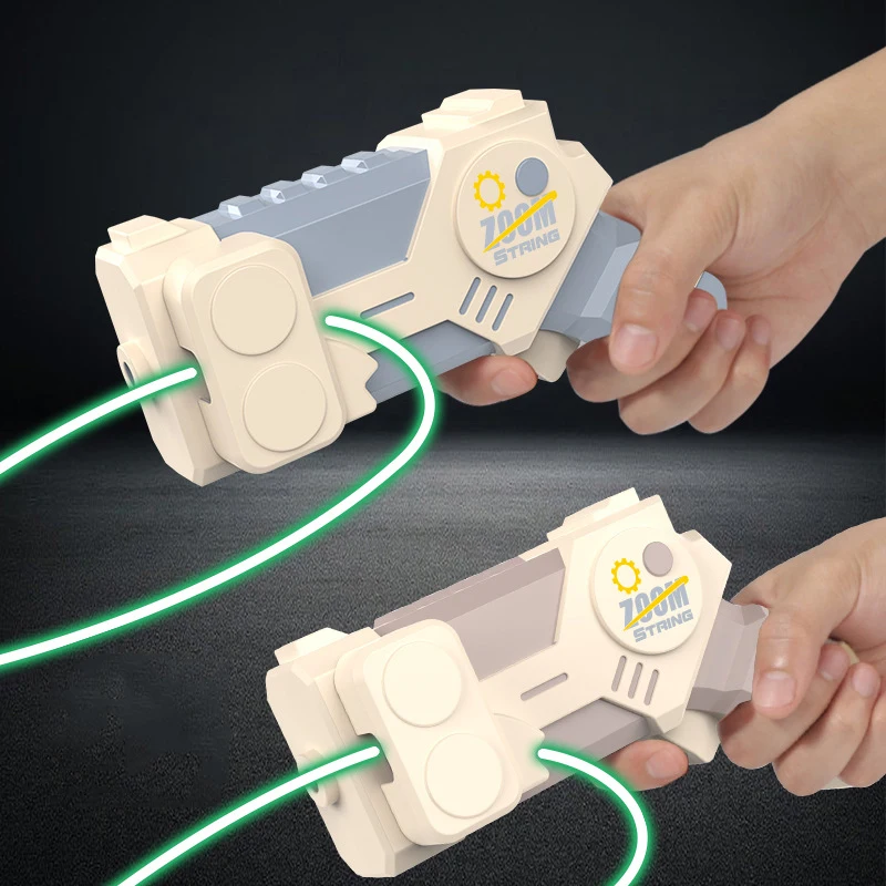 

Launcher With Noctilucence String Rope Children Luminous String Rope Launcher Toys Handheld String Stress Relief Toy For Kids