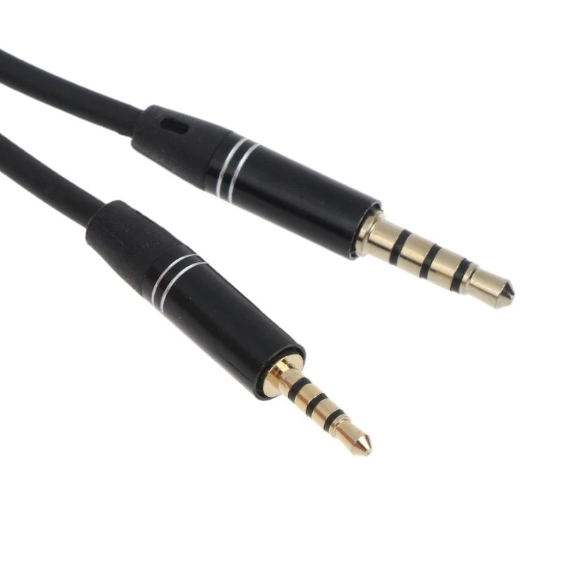 3.5mm to 2.5mm Audio Cable Connector 4 Pole TRRS 3.5mm Jack Male to 2.5mm TRRS Male Headphone Stereo Audio AUX Cable