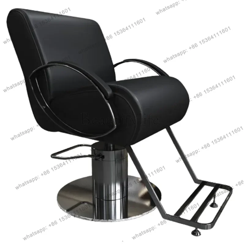 LSBarbershop Nordic Barber Chairs Professional Hairdressing Ergonomic Simple Barber Chair Barbershop Salon Furniture Cadeiras FY