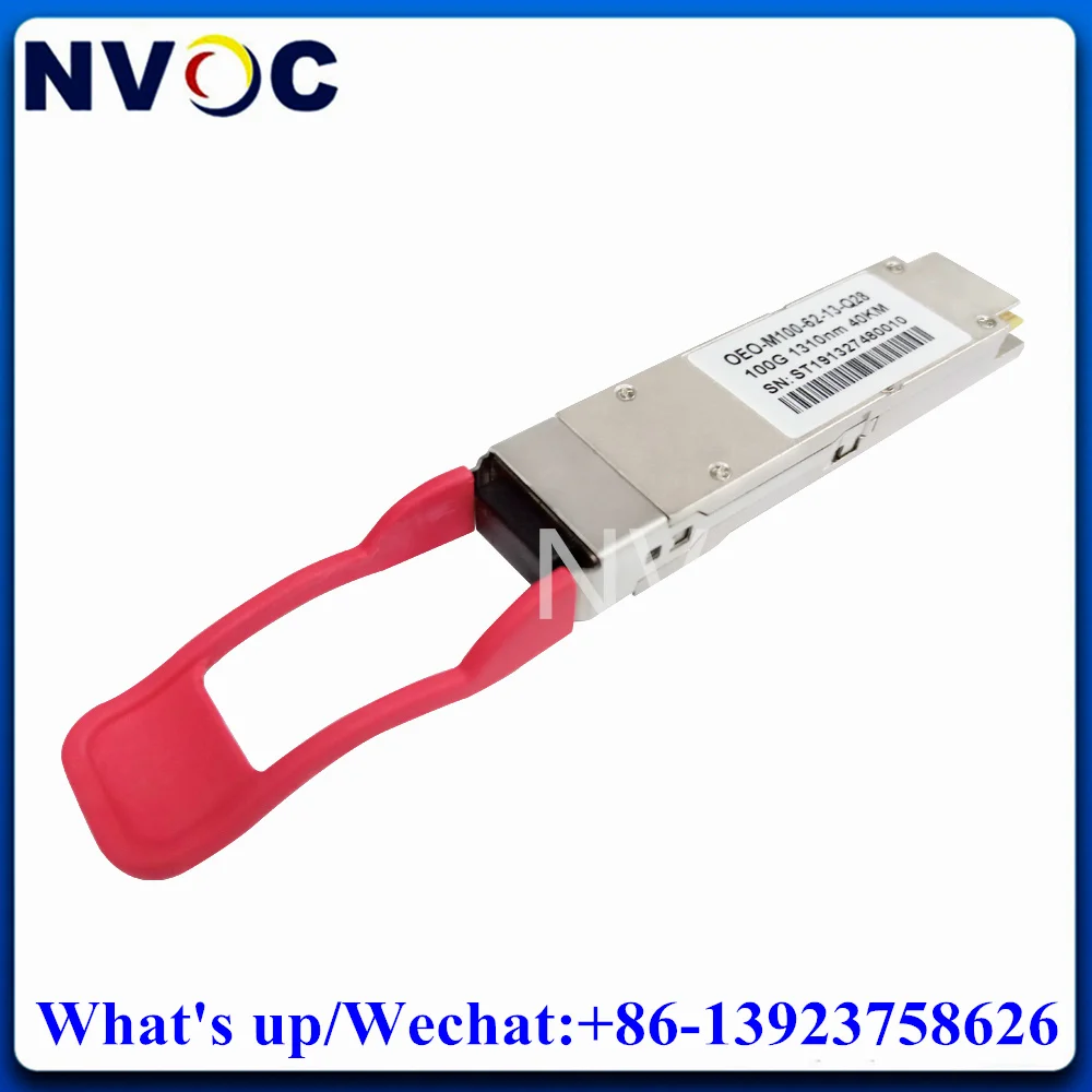 100Gb/s QSFP28 ER4 SMF Transceiver,QSFP-100G-ER4 Compatible 100GBASE-ER4 Single Mode1310nm 40km DOM Optical Module