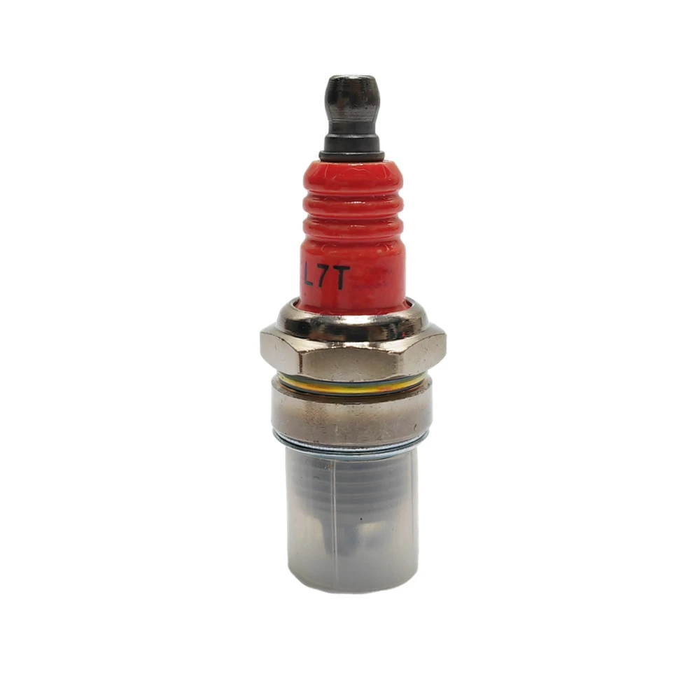 High-Performance Spark Plug L7T 3-sided Pole for Gasoline Chainsaw and Brush Cutter Garden Power Tool Accessories