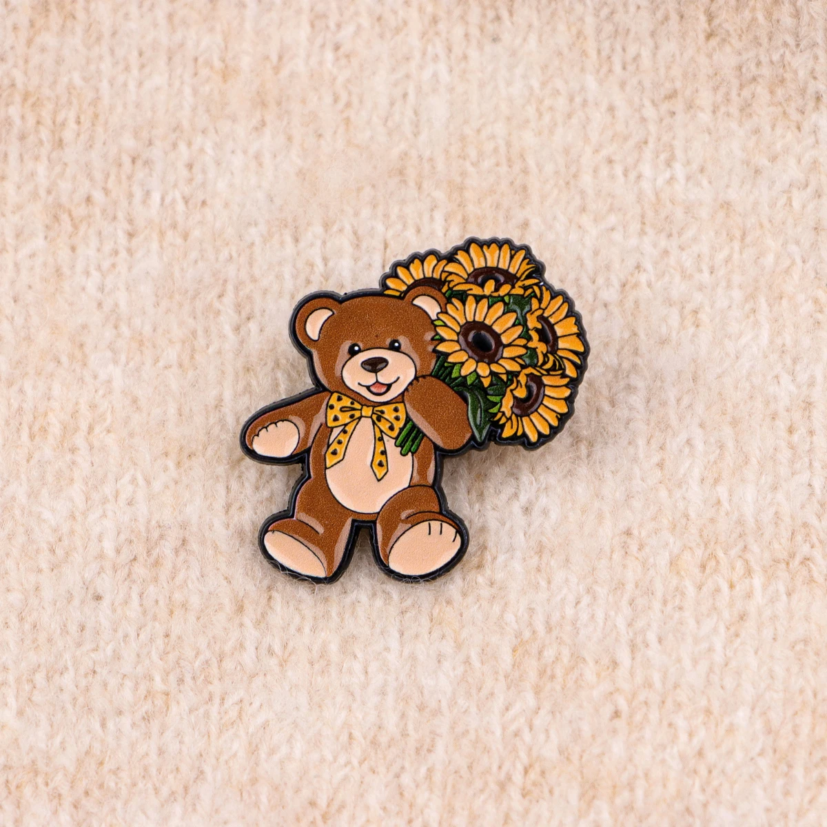 Cute Monkey Enamel Pin Cartoon Bear Brooch For Coat Women's Brooches Fashion Lapel Badges Jewelry Gift for Friends view 6