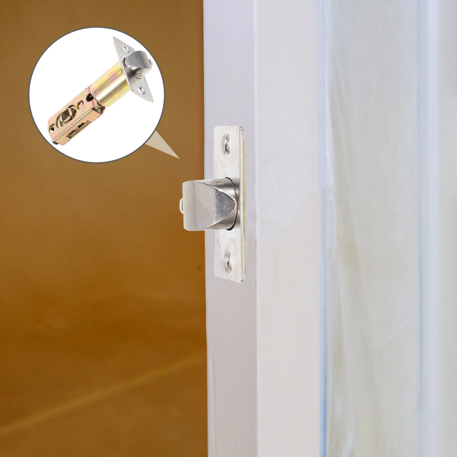 

Adjustable Tubular Mortice Latch For Lock Replacement Interior Door Knob Bedroom Door Latch Parts Hardware Accessory