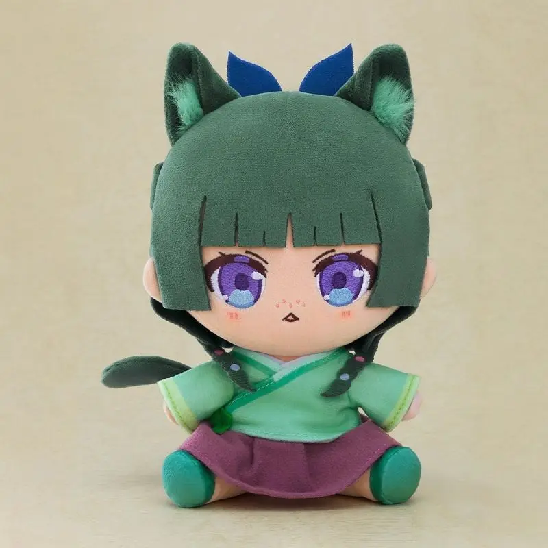 The Apothecary Diaries Maomao Plush Toy Cute Cat Ears Sitting Stuffed Doll Soft Anime Plushie Home Sofa Decor Gift for Manga Fan