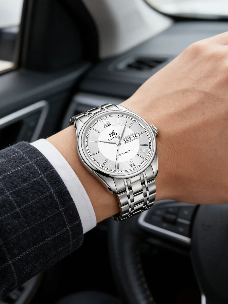 

Shanghai Watch National Series 3008 Through Bottom Men's Fully Automatic Mechanical Watch Official Flagship Store