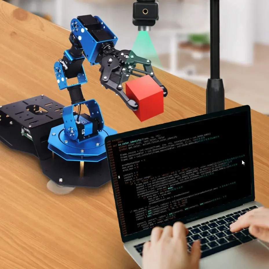 Smart Robot ArmPi Toy Robots OpenCV Machine Vision Learning Mini Industrial Robotic Arm
