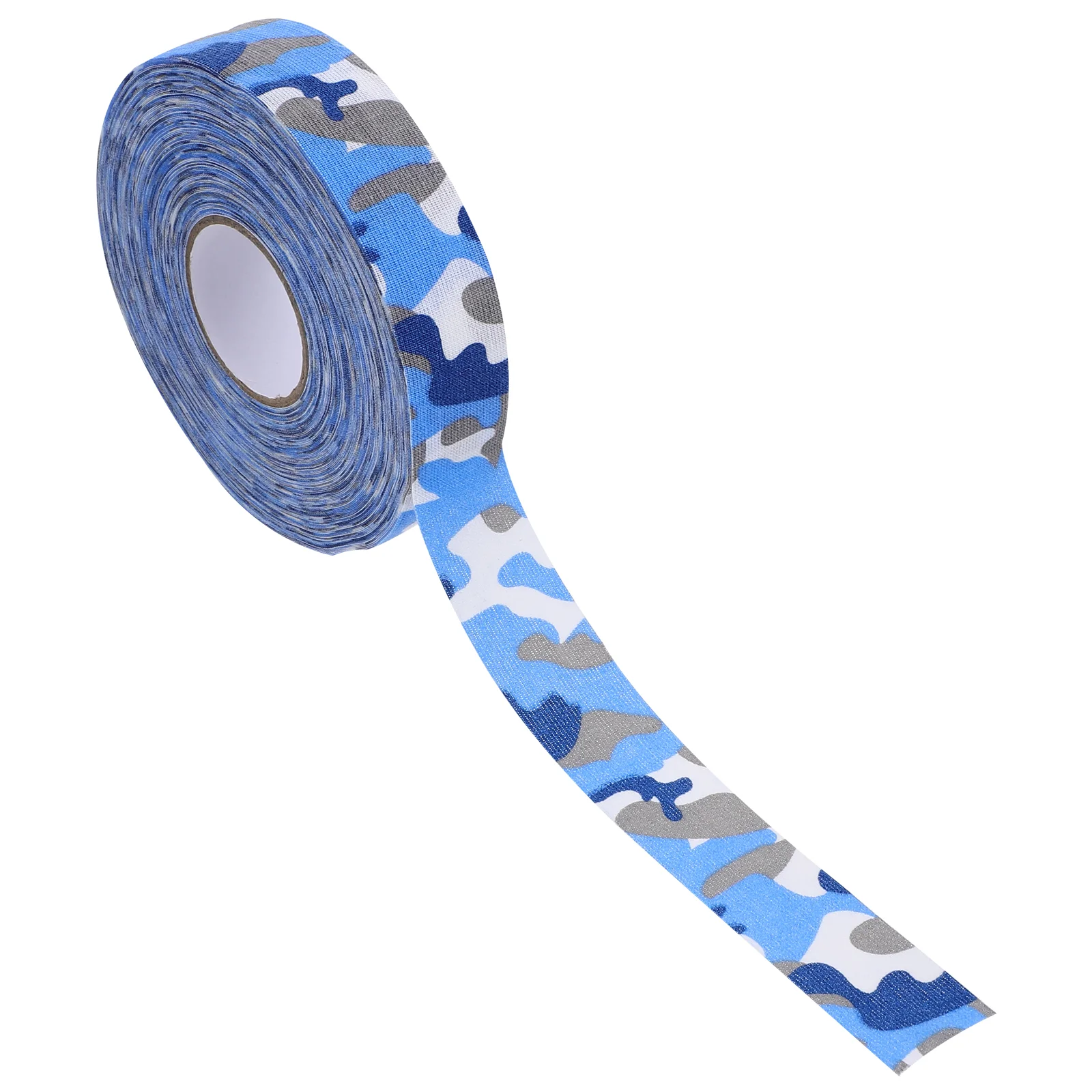 2 5 ซม.x 25 ม.เทปใส Hockey Stick Wrapper กีฬาผ้าฝ้าย PVC Camouflage สีพิมพ์ Sticky