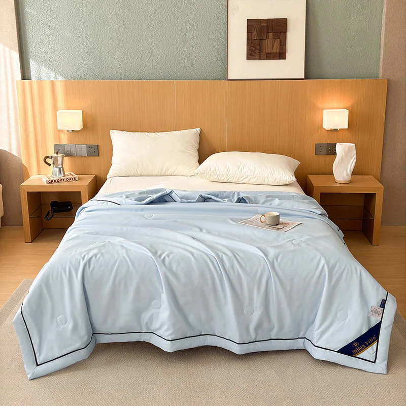 Summer Thin Quilt Bedding Home Textiles Children Student Dormitory Quilted Blanket Queen Soft Comfortable Air-conditioning Quilt