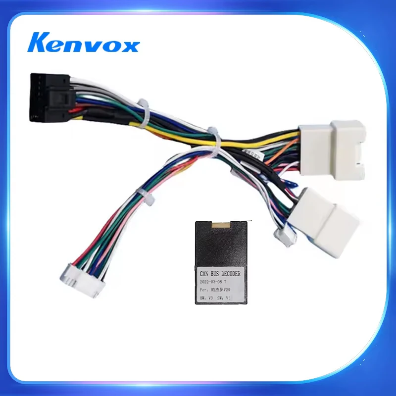 Décodeur de boîte Canbus pour autoradio Android, pour Mitsubishi Pajero V97 V73 V60 Outlan, 16 broches, prise de faisceau de câblage, câble d'alimentation
