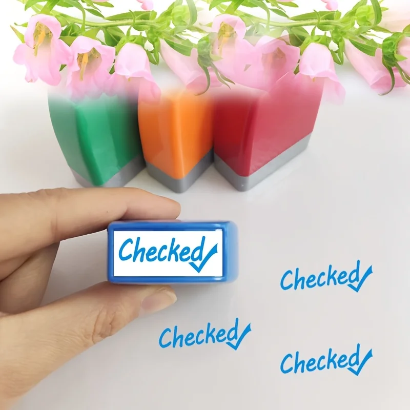 Corriger Teacher Reward Seal - Homework Correction Seal - Seal with Correct, Like, Homework Correction, and Trophy Pattern