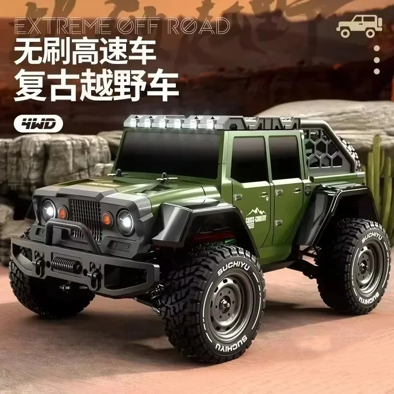 

New Remote Control Climbing Vehicle 4x4 Rc Cars Off Road 1：16 2.4g Full Scale Off-Road Retro Simulation Car Toy Boy Adults Gift