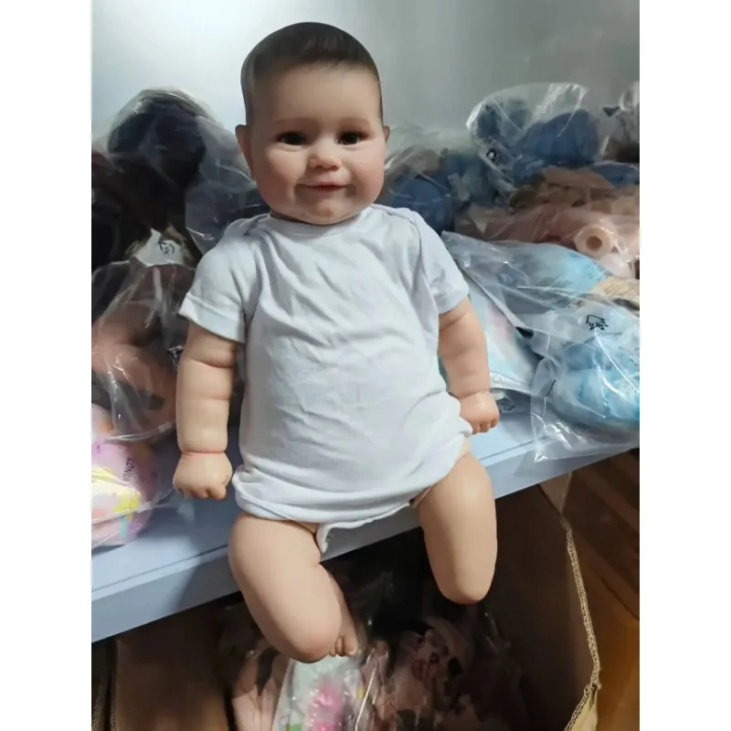 50/60CM 리본 베이비돌 매디 3D 피부, 보이는 정맥, 무네카스 실제처럼 생긴 베이비돌