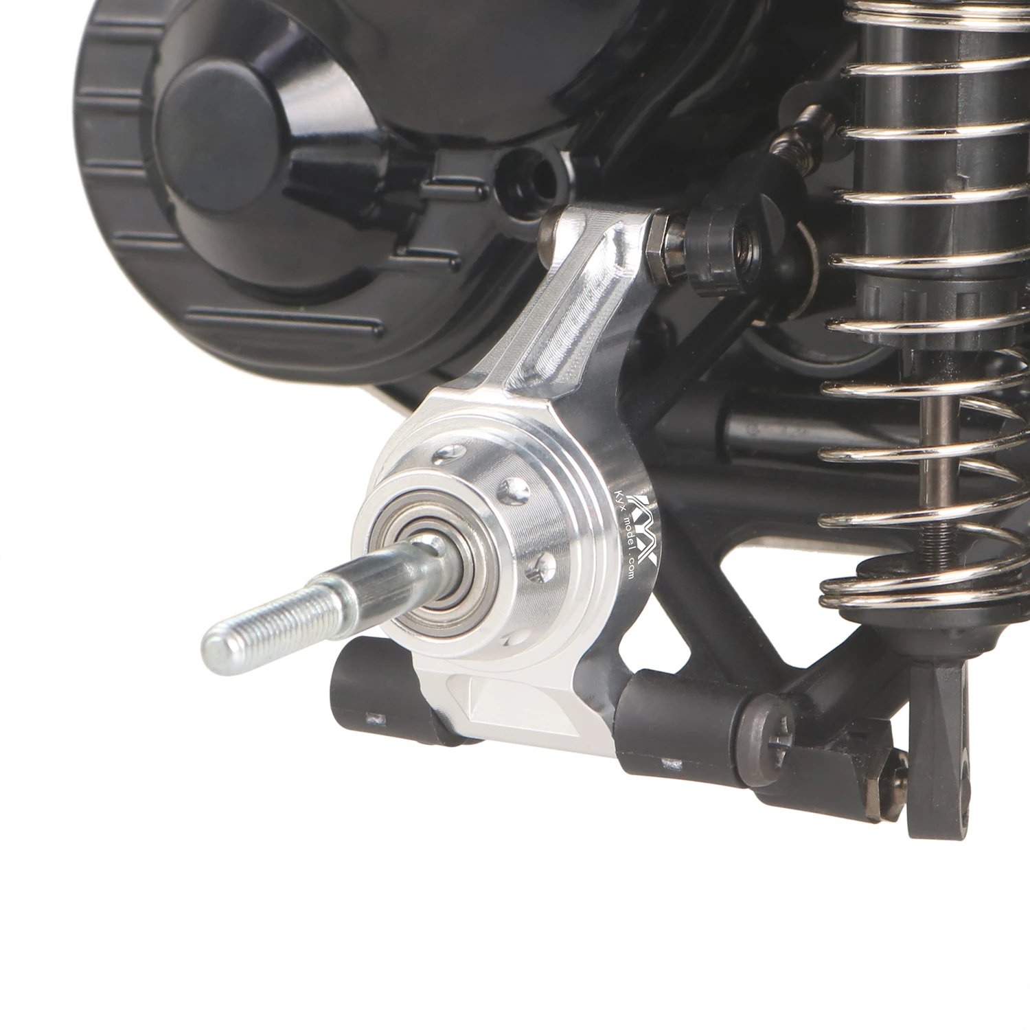 KYX Racing Aluminum Rear Suspension Stub Axle Carriers Upgrades Parts Accessories for 1/10 Tamiya Hornet EVO
