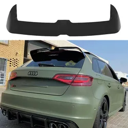 For Audi A3 S3 Hatchback 2014-2020 Oettinger Style Roof Spoiler ABS Plastic Car Rear Trunk Roof Lip Rear Trunk wing Spoilers