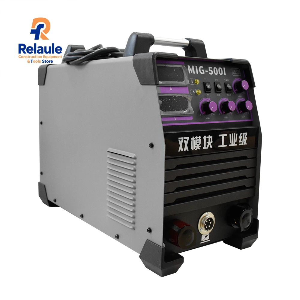 MIG-350 Inverter LED Portable Gasless Flux MMA LIFT TIG 4.6kVA 60% Dut Cycle 1.0mm Wire 380V Input 1-Year MIG Welder