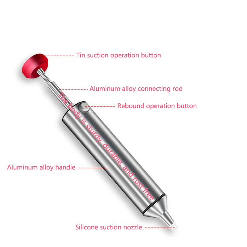 납땜 제거 펌프 용접 장비, 납땜 제거 주석 용접 추출기, 납땜 흡입기, 납땜 액세서리