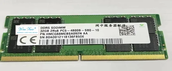 

Для ноутбука HMCG88AEBSA092N 32 ГБ DDR5 4800B