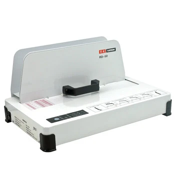 Hot Glue Binding Machine Full-automatic Book Binder Steel Plate PTC Ceramic Heating Faster Heating Infrared Detection