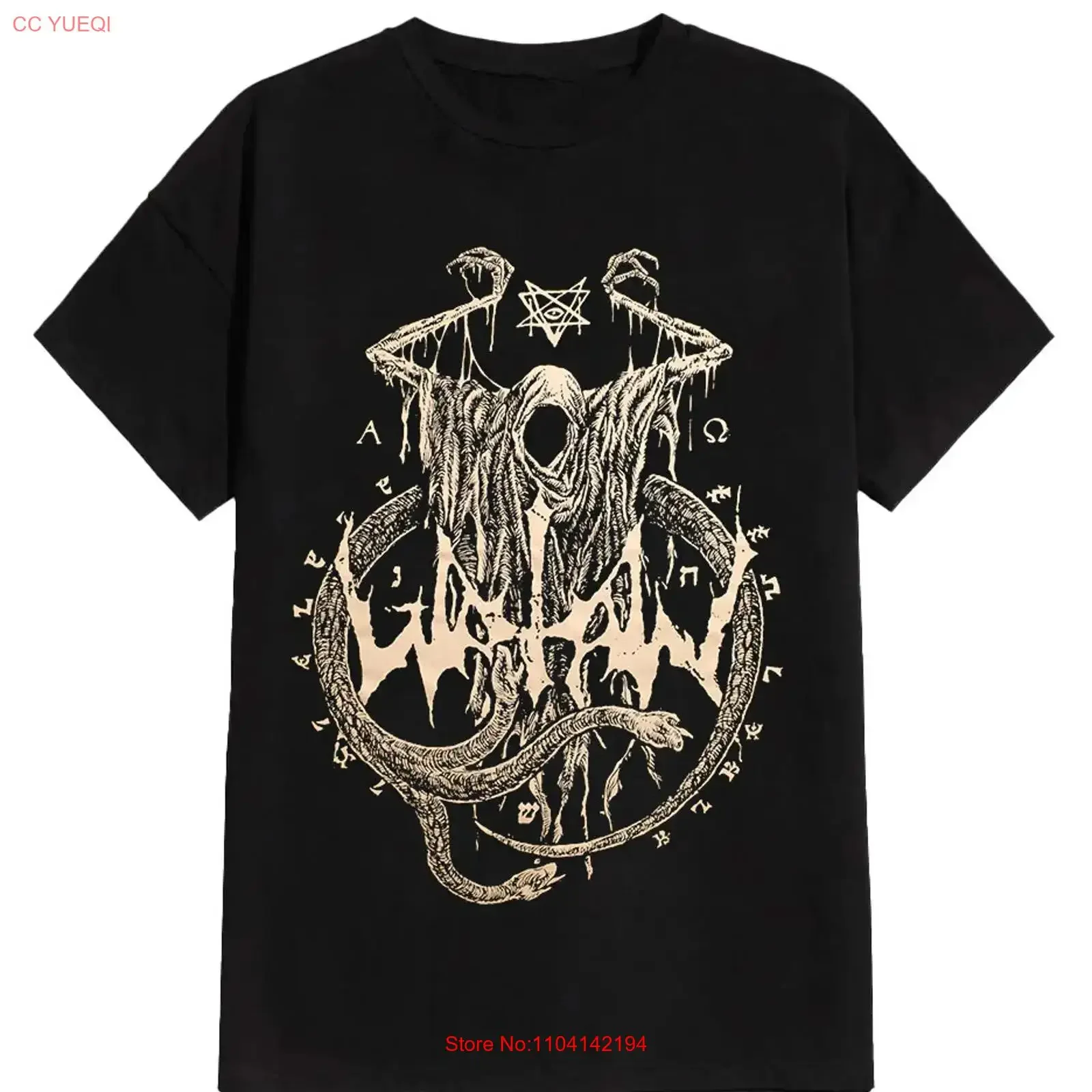 Watain Band Black 100 Cotton 1side Size S To 5XL T Shirt For Friend vintage Washed Casual graphic Versatile