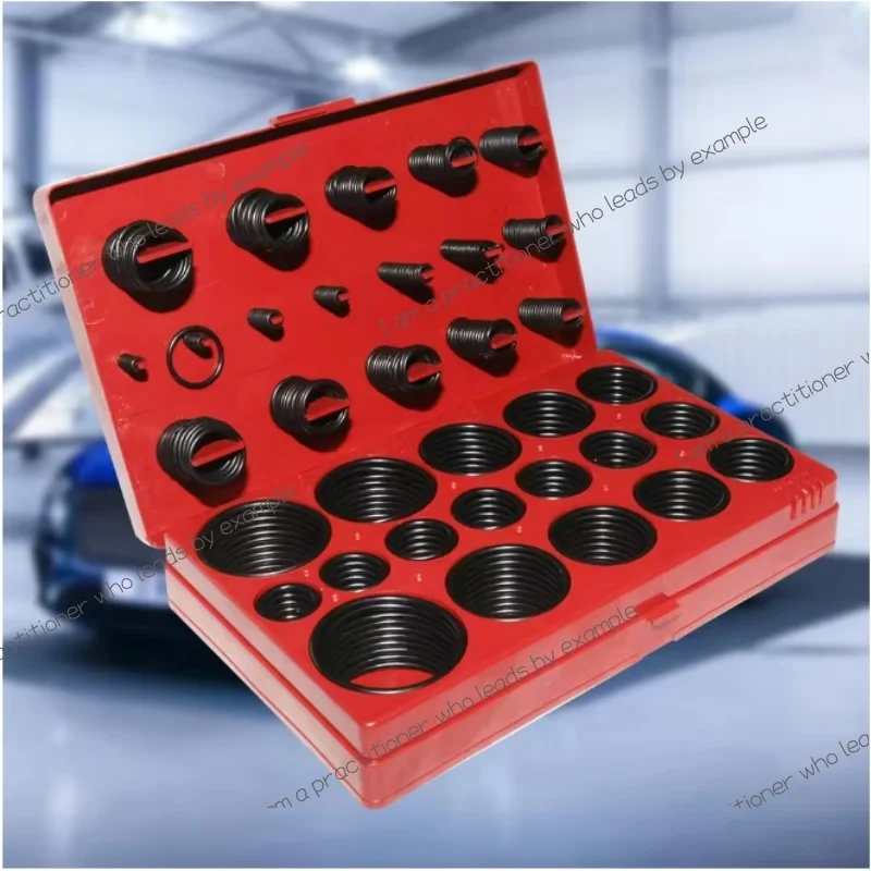 Car O Ring Seal Assortment Set Kit Universal Auto O-Shape Sealing Ring for Garage Plumbing Pipeline for Car Supplies