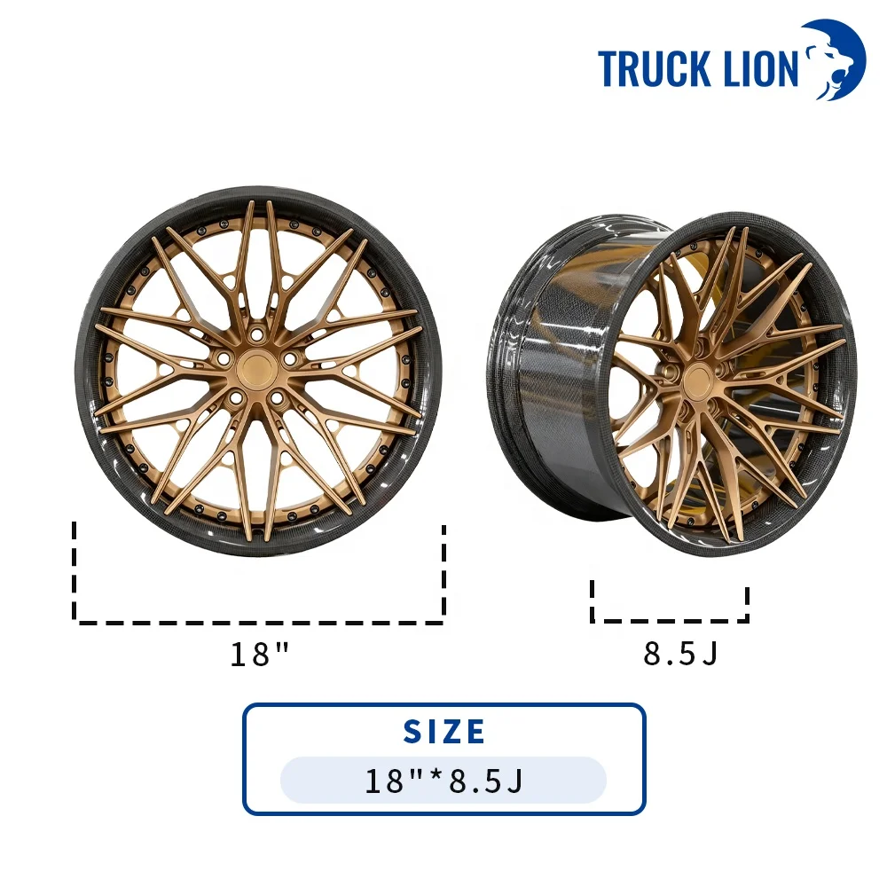 18-26 Inch Carbon Fiber Forged Wheel Rim, Custom Alloy Hub For   Saab  Passenger Car Upgrade - view 6