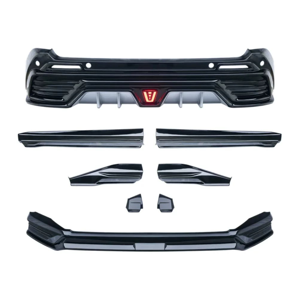 

Front lip Rear lip Side skirt for Toyota RAV4 2026 modified New style Surround Body Kit Car Accessories