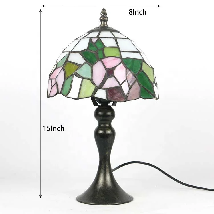 Imagem -02 - Tabela Longhuijing Atreus Luzes Tiffany Lâmpadas Fit para Home Bed Dinner Reading Lamp