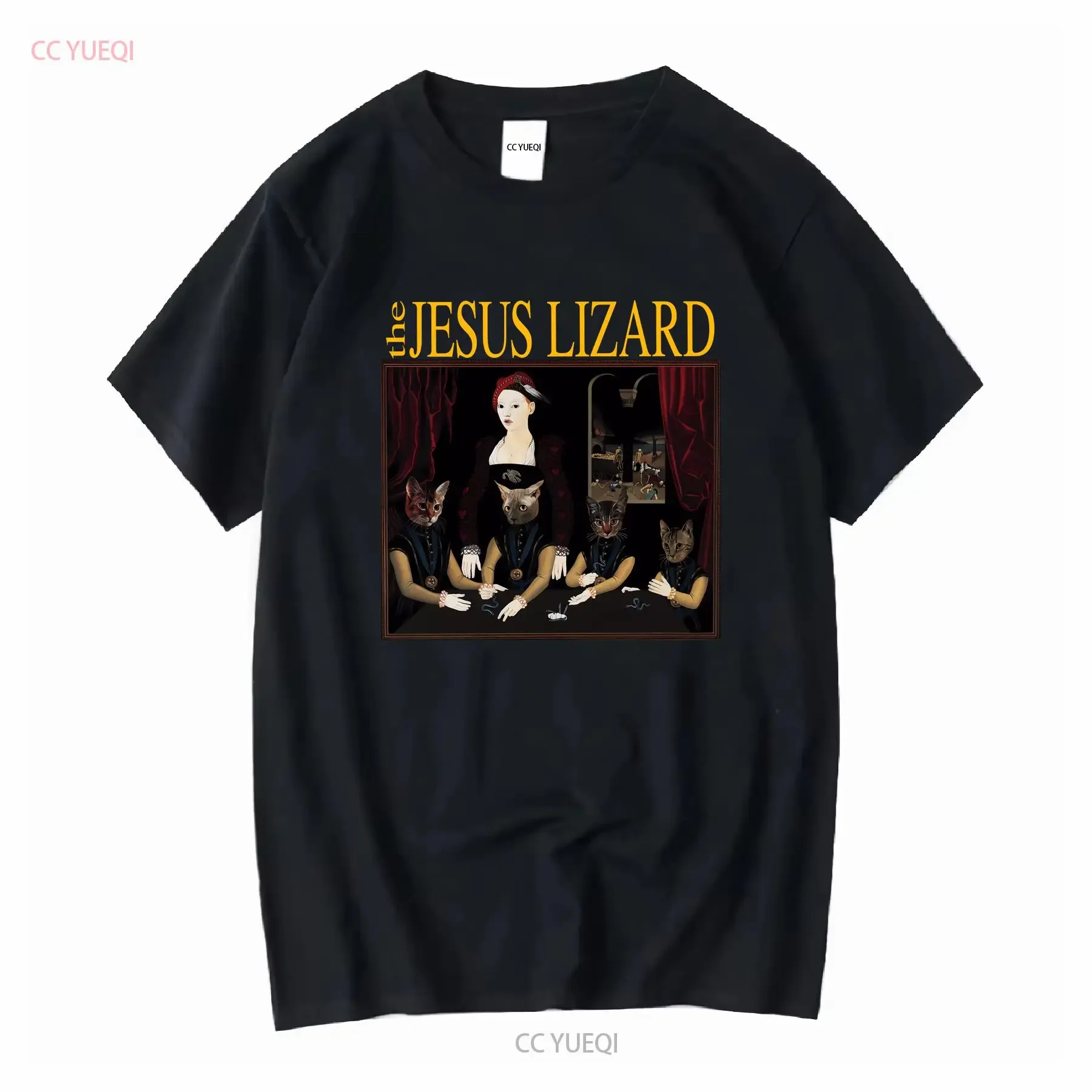New Rare Jesus Lizard Live Liar 1992 Family Black S 235XL T Shirt 1D1846 long or short sleeves vintage Washed Stretched