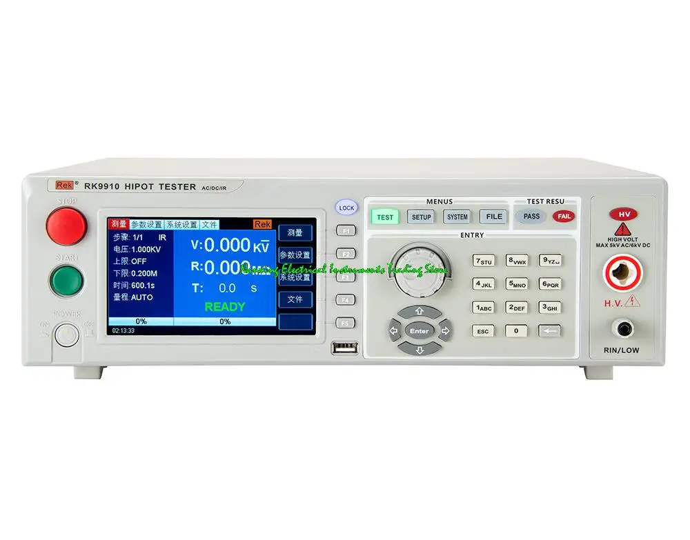 Fast arrival RK9920 Program Controlled AC/DC Withstanding Voltage & Resistance Tester AC:5KV/DC:6KV,20mA.10GΩ