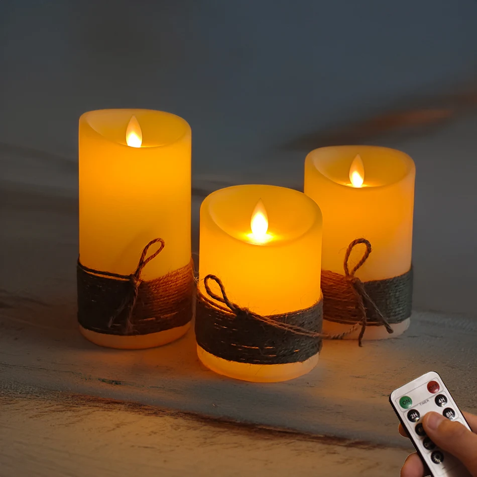 Dancing Flame LED Candles Set 5
