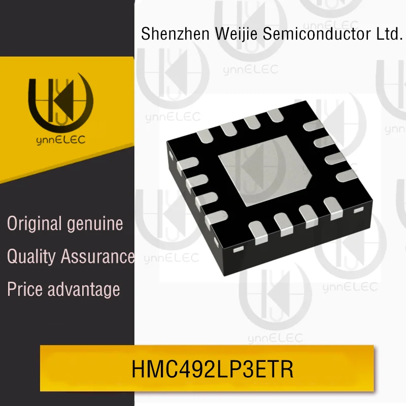 

Original HMC492LP3ETR RF Power Amplifier | 0-18GHz | QFN-16 (3x3)