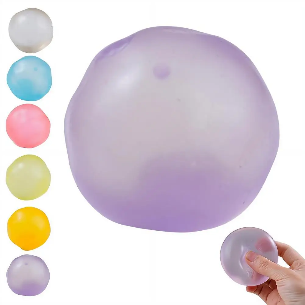 Formbarer Stressball, Quetschbares Spielzeug, Nicht Springend, Transparent, Kokosnuss-Vaseline-Gefühl, ASMR Fidget-Spielzeug für Erwachsene, Anti-Stress-Geschenke
