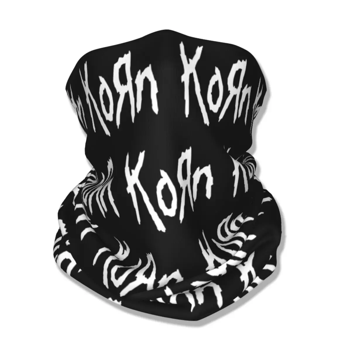 Unisex coreano-Bandana de logotipo para adulto, polainas de pescoço, lenço estampado, faixa quente, equitação balaclava, inverno