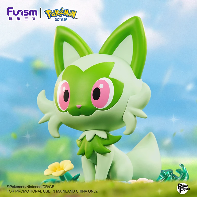 3 Stijl Pokemon Anime Actiefiguren Sprigatito Fuecoco Quaxly Grote maat Echt Desktop Ornamenten Model Speelgoed Kid's Verjaardagscadeau