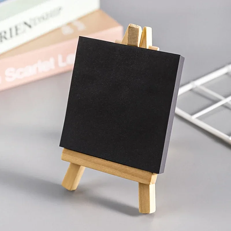 50 Sheets Black Sticky Notes Self-Stick Notes Pads Easy Post Notes For Student Office School Home