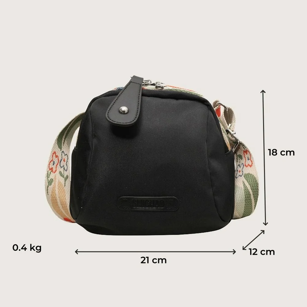 Fashion Crossbody Bags For Women Oxford Cloth Pillow Shell Shoulder Bag Large Capacity Travelling Casual Street Small Fabric Bag