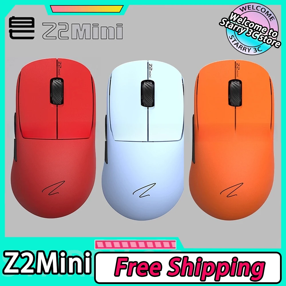 Zaopin Z2 Mini Mouse Three Mode PAW3395 4K Wireless Gaming Mouse Nordic 52840 Light Weight Mice Customized PC Gamer Accessories