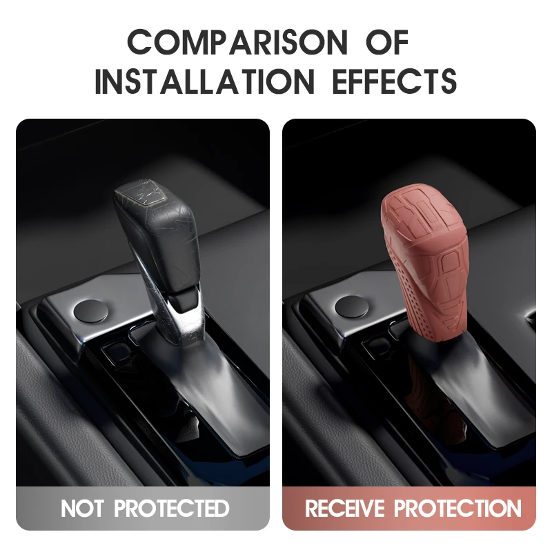 For Nissan Altima Car Silicone Gear Shift Knob Cover Anti-Slip Lever Shifter Boot Anti Scratch Automobiles Interior Accessories