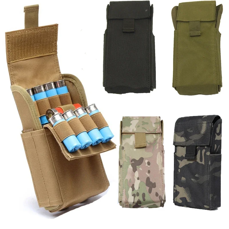 Tactical 25 Round 12 Gauge Magazine Pouch Ammo Shell Pouch Waist Airsoft Gun Bullet Holder Rifle Cartridge Hunting Accessories