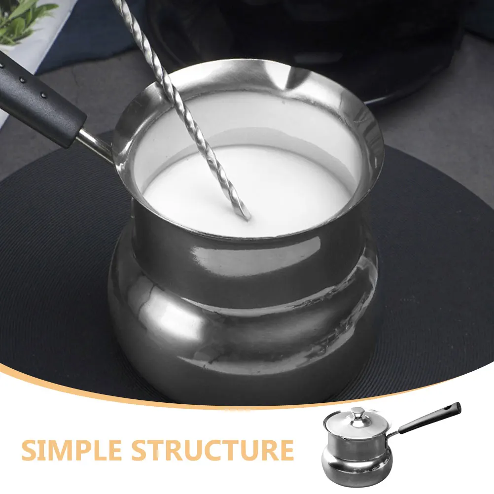 

Hot Milk Cup Stovetop Milk Soup Pot Cooking Pot Kitchen Cookware Small Baby Food Heating Household Multi Function Saucepan