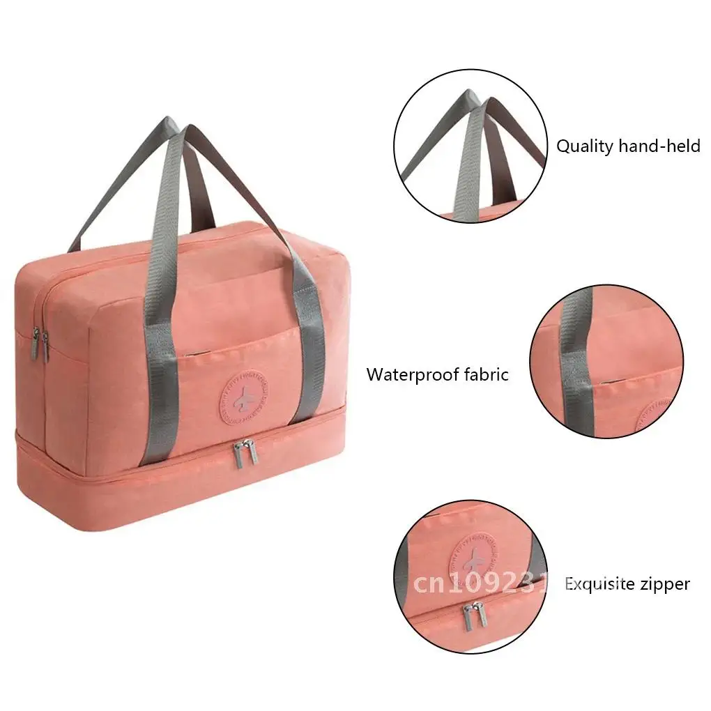 

Luggage Dry Wet Separation Storage Bag Luggage Organizer Packing Handbag Bag Shoes Bag Storage Duffle Mesh Clothing with Travel