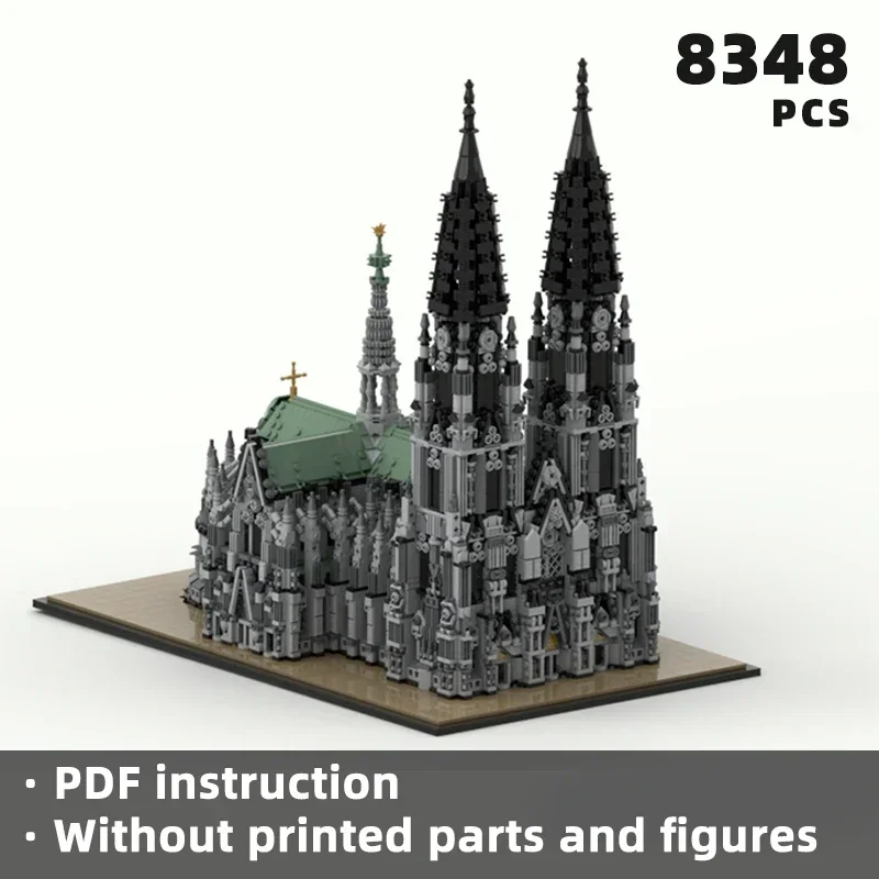 

magnificent Germany cologne cathedral bricks gothic architecture blocks church educational build building landmark moc