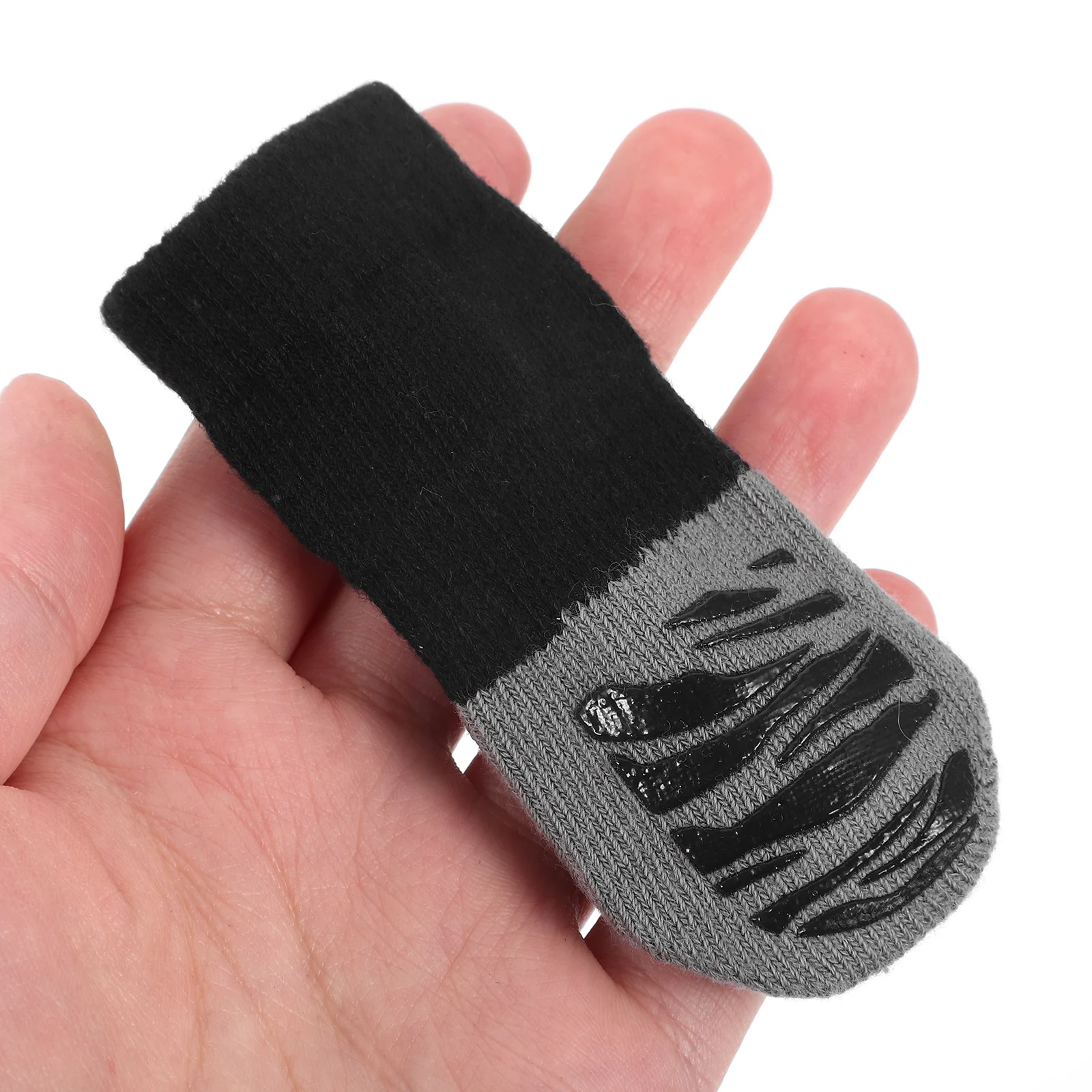 

4 Pcs Black Striped Pet Socks Non-slip Waterproof Shoes Dogs Cats Comfortable Paw Protectors Washable Dog Socks Indoor Outdoor