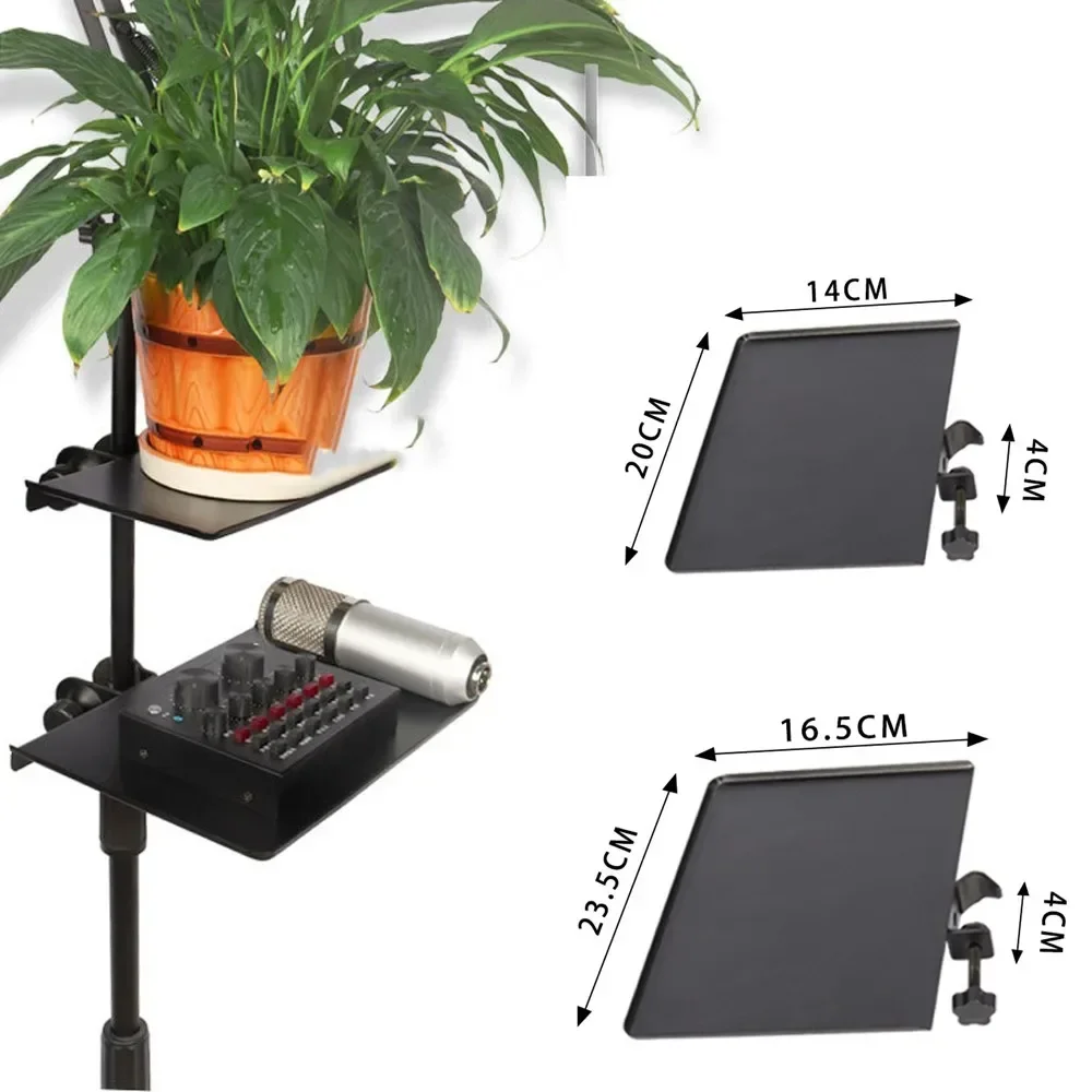 Live Microphone Stand Tray Sound Card Tray Shelf Stand Guitar Playing Live Music Studio Tray Stand Tray Small Corner Tray Parts