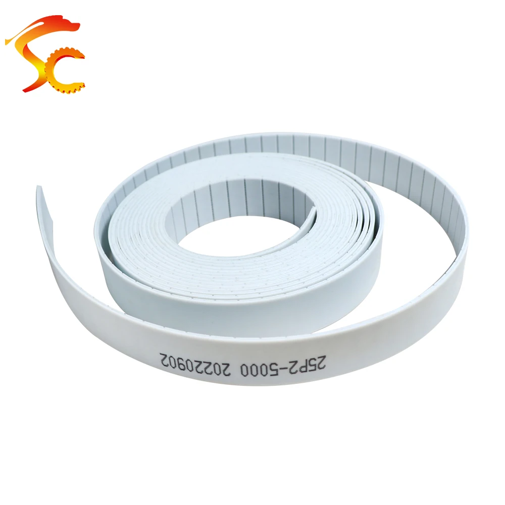 P2-10/25 Polyurethane Flat Belt Width 10/25mm Thickness 2mm Polyurethane Kevlar wire core for Fitness Equipment