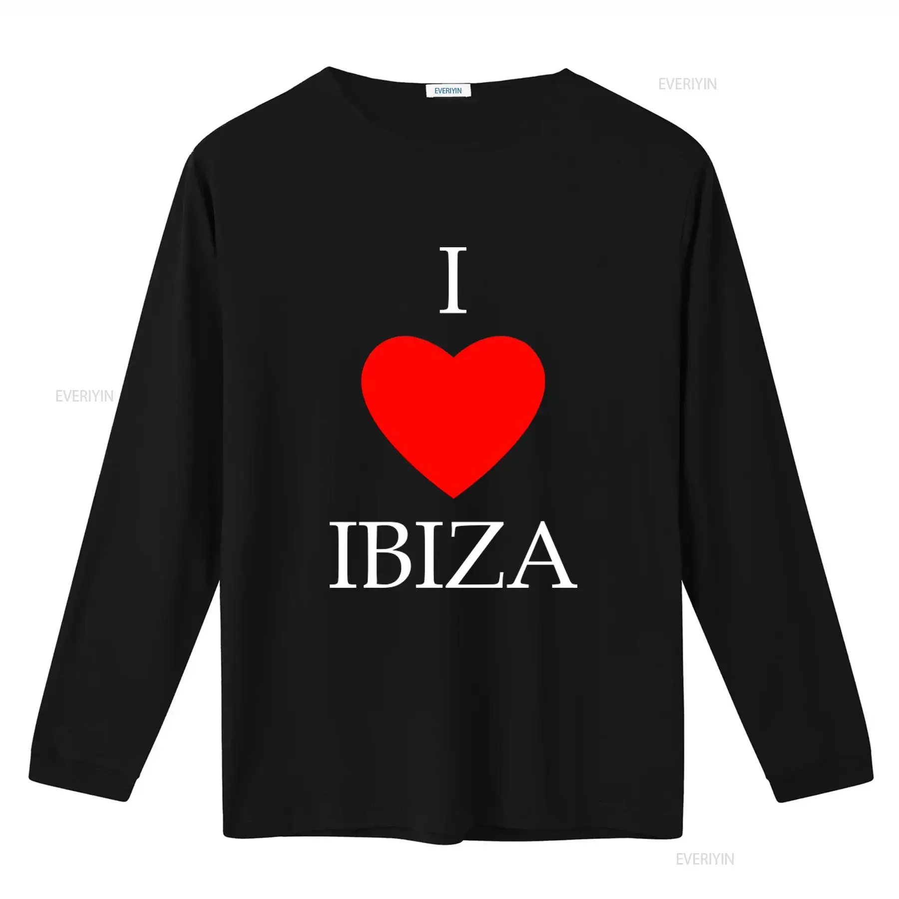 I Love Ibiza Women's T shirt Perfect for Urlaub Insel Holiday Island Party Techno Fans vintage Washed Versatile graphic Casual