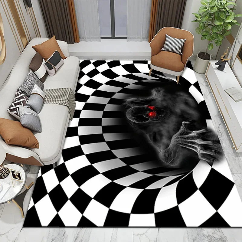 

New Halloween Welcome Doormat Indoor Home Carpet Kitchen Bath Floor Mat 3D Hallway Big Carpets for Living Room Bedroom Area Rugs
